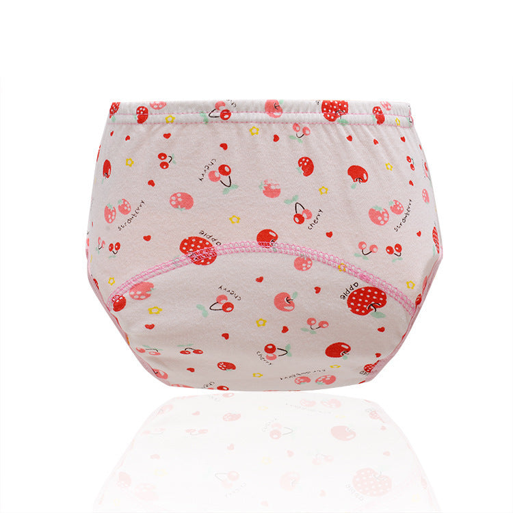 Baby Pull-ups Baby Breathable Bulky Underpants Diaper Training Pant Training Pants Printed Cloth Diapers