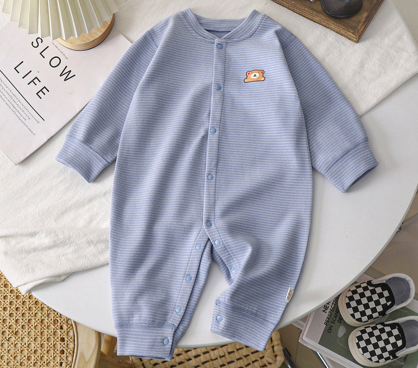 Baby Dralon Jumpsuit Baby Striped Romper