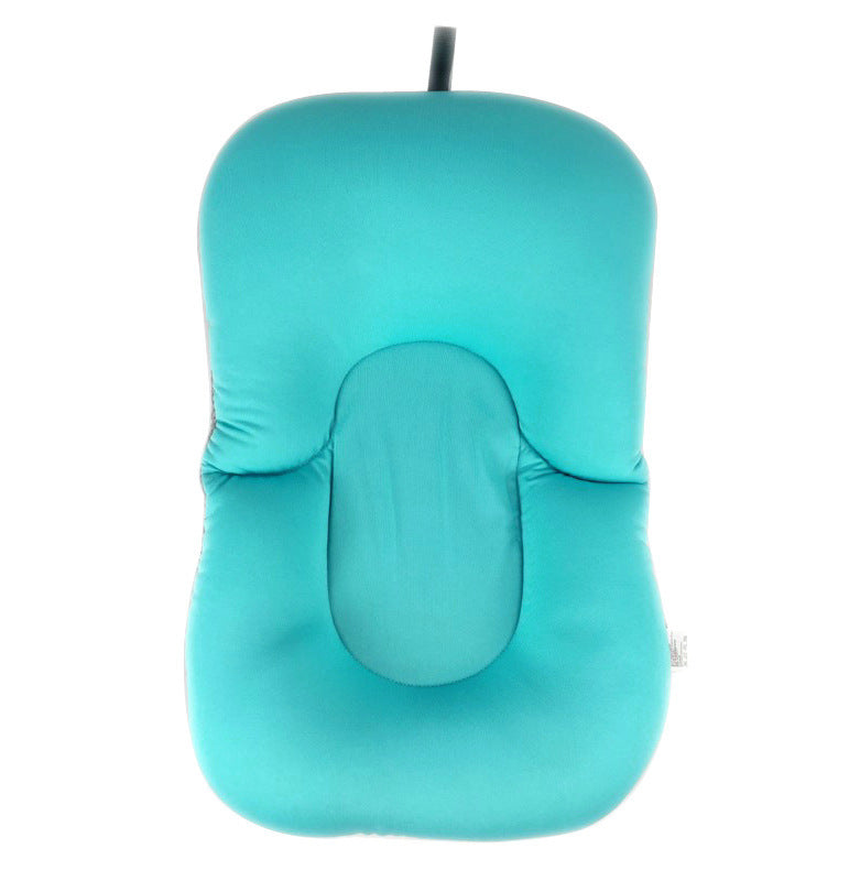 "Soft floating newborn bath pad mat for baby tubs"

