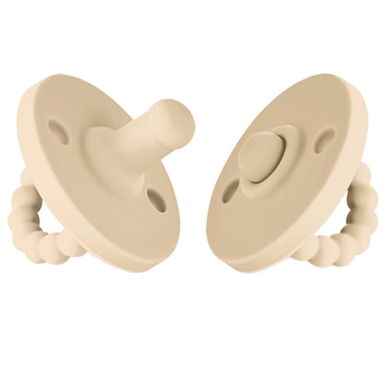 Food-grade silicone baby nipple for safe feeding – soft, BPA-free pacifier nipple for infants.
