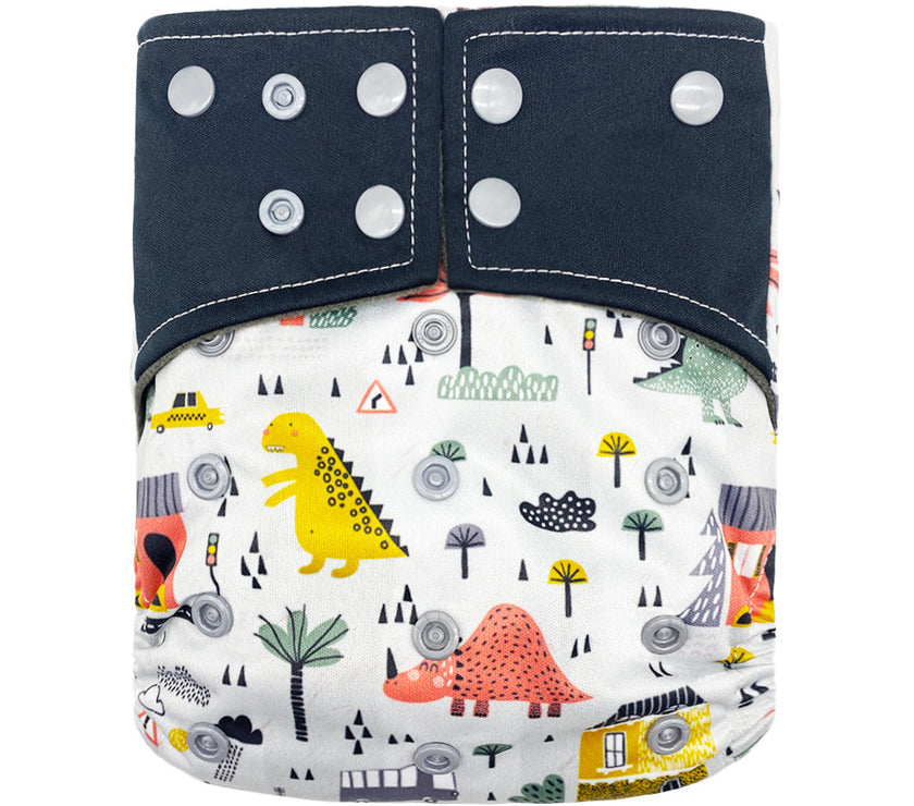 New square head bamboo charcoal fiber cloth diapers