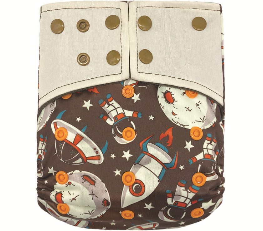 New square head bamboo charcoal fiber cloth diapers