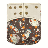 New square head bamboo charcoal fiber cloth diapers