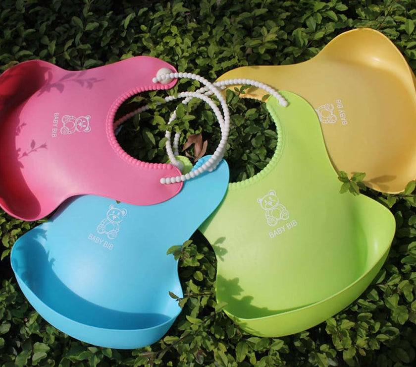 Kid Infant Bibs Baby Soft Silicone Bib