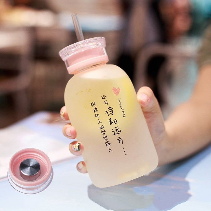 Frosted sippy cup