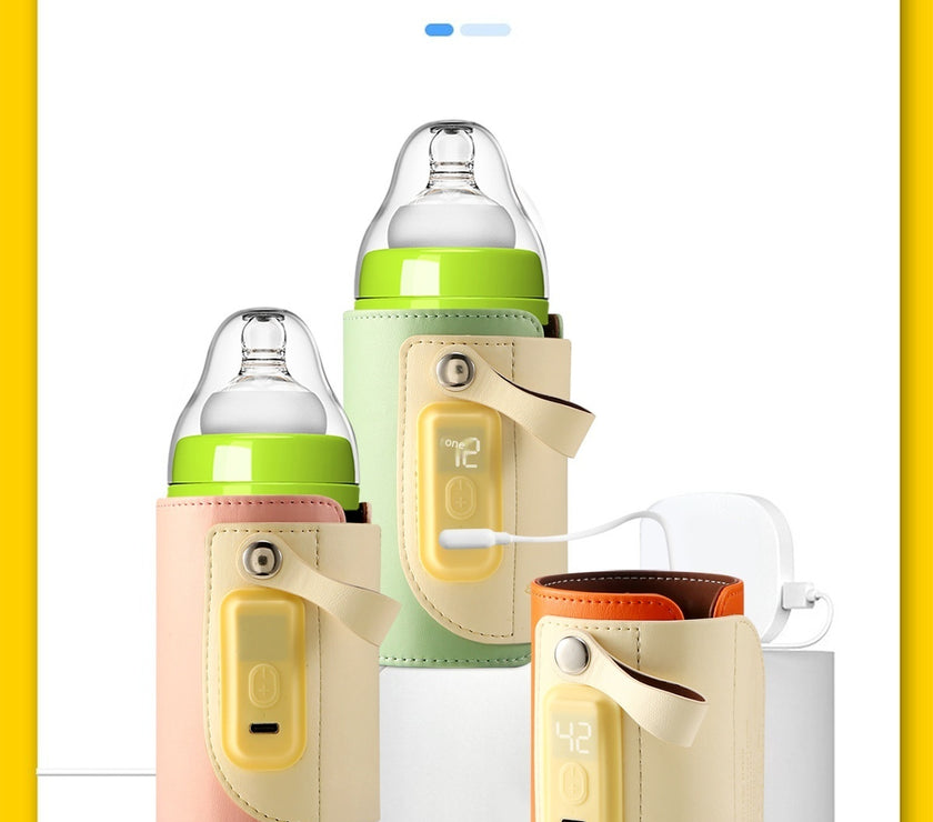 Constant Temperature Baby Heating Insulating Milk Bottle Night Out Portable Heat-holding Bottle Cover