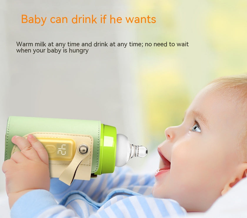 Constant Temperature Baby Heating Insulating Milk Bottle Night Out Portable Heat-holding Bottle Cover
