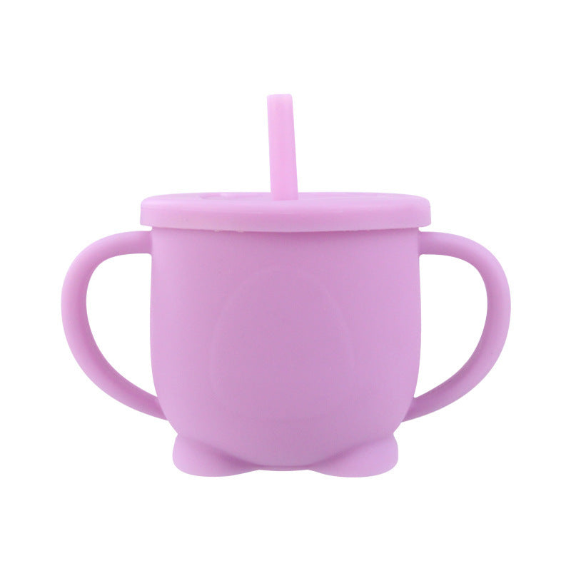 Food Grade Anti-Sippy Children's Baby Silicone Children's Leak-Proof Cup With Lid