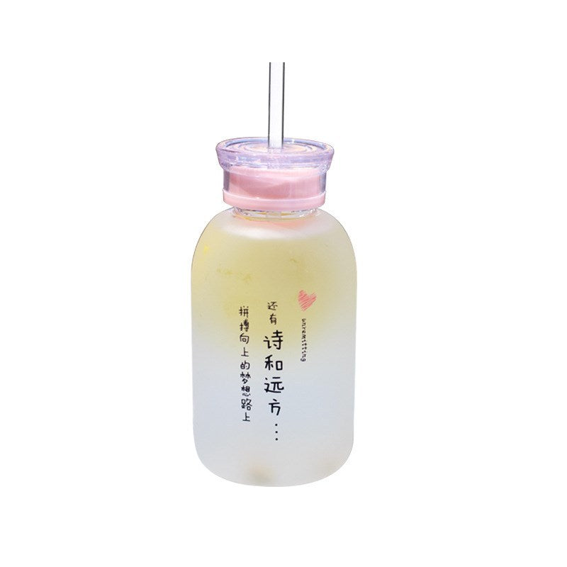 Frosted sippy cup