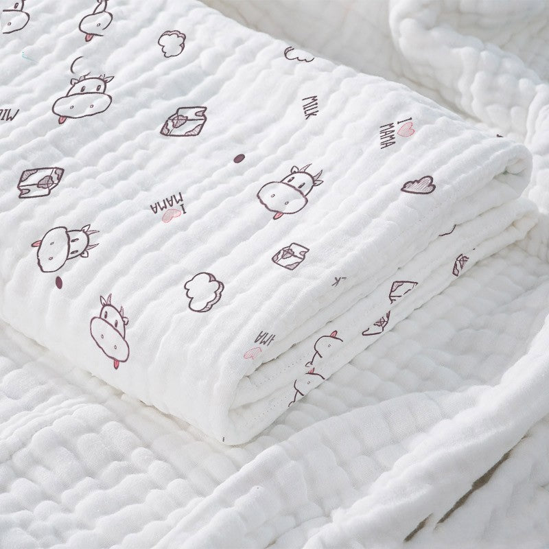 "Baby Cotton Super Soft Absorbent Gauze Bath Towel for newborns and toddlers"


