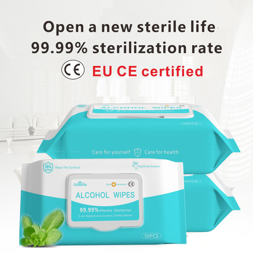 50PCS Alcohol Wipes Disinfection