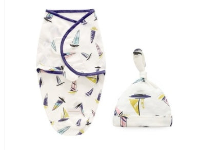 Baby Swaddle Blanket Cap Newborn Swaddling Bag Sleep Sack