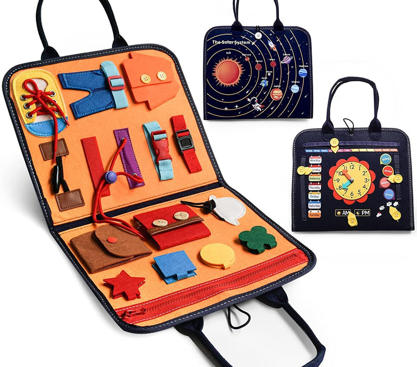 Montessori Clothing Handbag Teaching Aids Storage Children's Educational Toys Training Early Childhood Education Toys