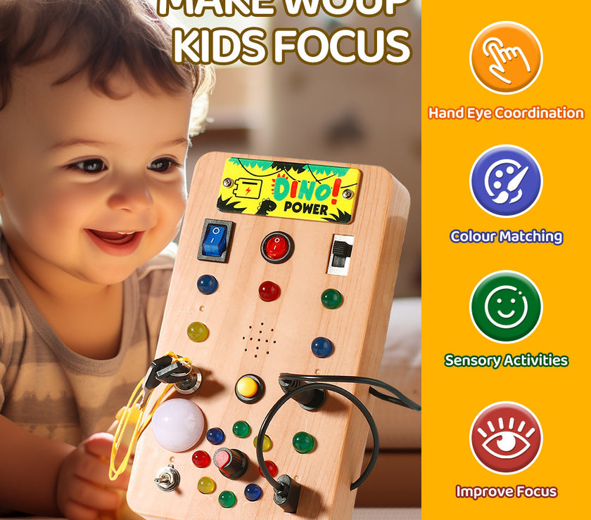 Montessori Early Education Led Lamp Holder Educational Luminous Toys