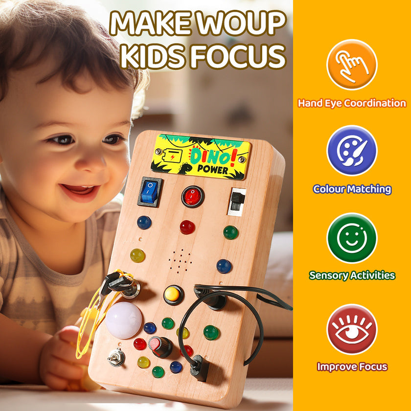 Montessori Early Education Led Lamp Holder Educational Luminous Toys