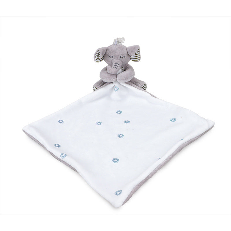 Baby saliva towel with sleep comfort doll