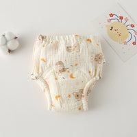 Gauze Cotton Baby's Ring Urine Training Training Pants Gauze Diaper Pants Waterproof Diaper Pure Cotton Diaper Pants