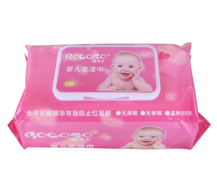 Baby wipes 100 with lid