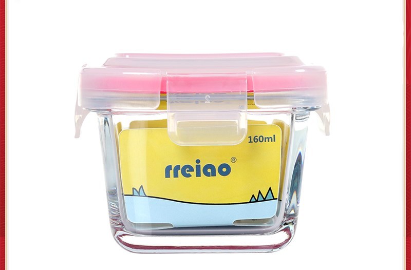 RREIAO BPA-free infant food box for safe baby food storage – portable supplement container for snacks or puree.
