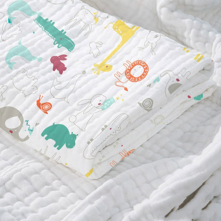 "Baby Cotton Super Soft Absorbent Gauze Bath Towel for newborns and toddlers"

