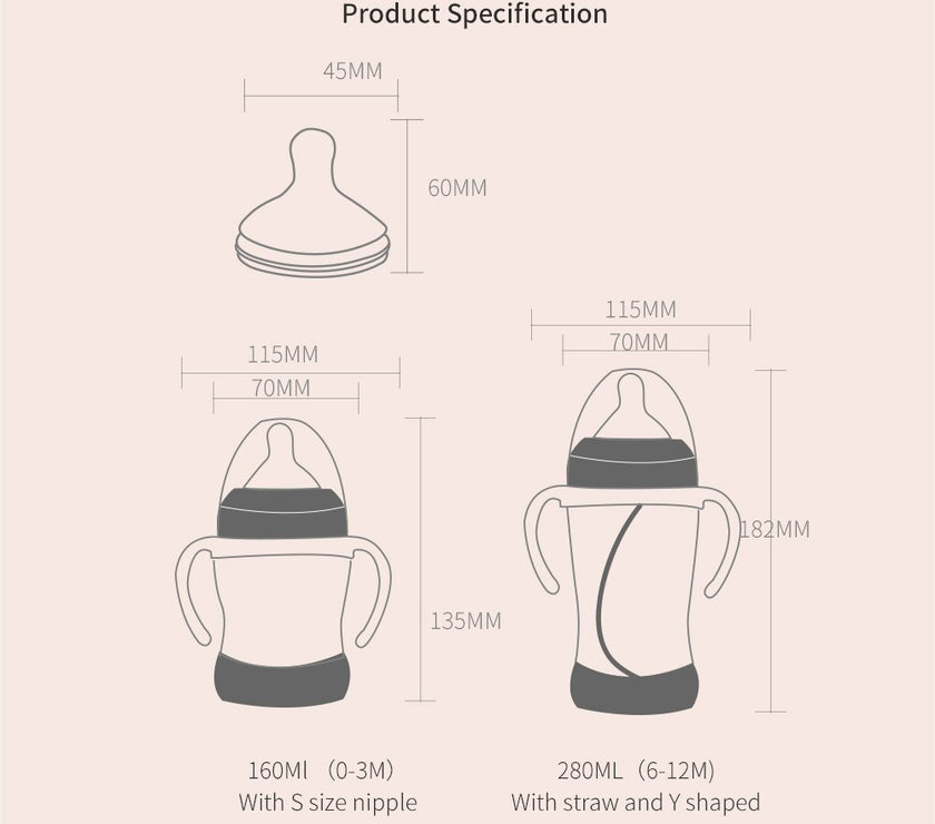 Newborn baby bottle