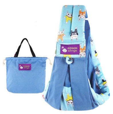 Cotton breathable sling baby carrier baby bag back pocket