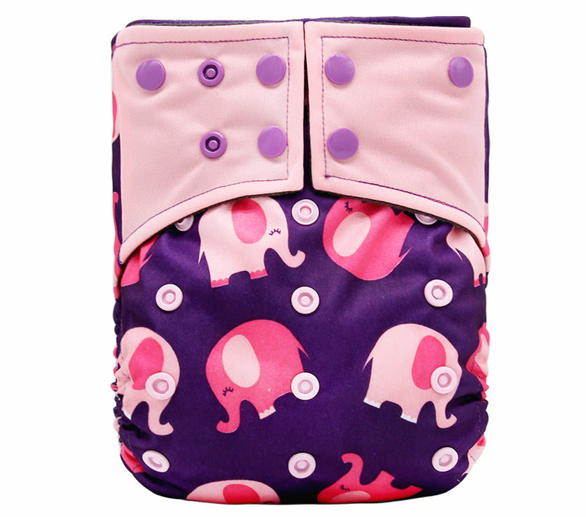 Baby washable leak-proof bamboo charcoal pocket cloth diapers