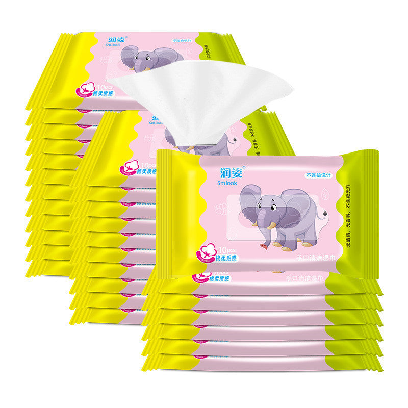Portable And Disposable Baby Wipes