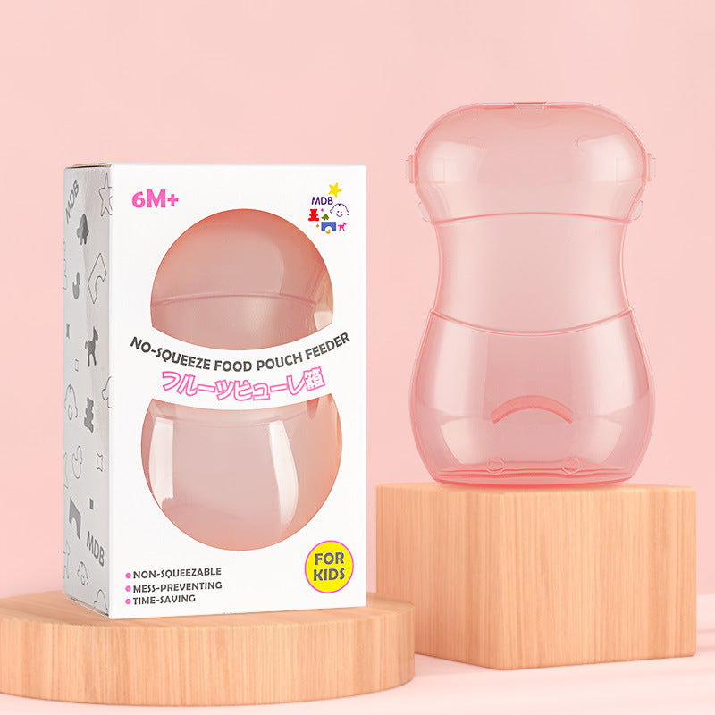 Reusable baby food supplement bags for toddlers, ideal for storing fruit purees and soft snacks.
