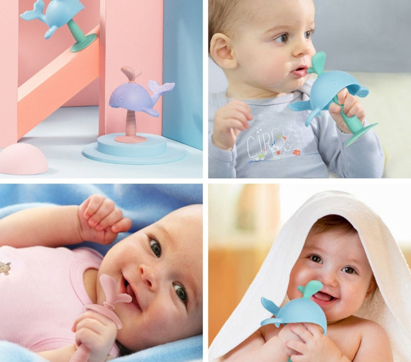 Baby Teething Toys For Newborn Infants Safe Infant And Toddler Silicone Teethers Soothe Babies Gums Perfect Baby Shower Gift