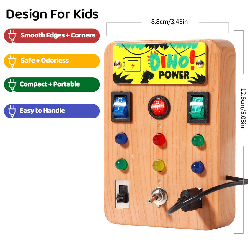 Montessori Early Education Led Lamp Holder Educational Luminous Toys