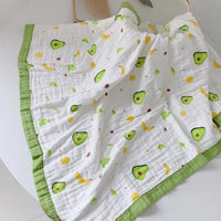 6-layer cotton baby gauze bath towel and blanket – soft, breathable, and perfect for newborns and toddlers.
