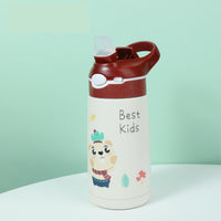 Children's 316 Stainless Steel Baby Sippy Straw Thermal Insulation Cup Sports Gift Kettle