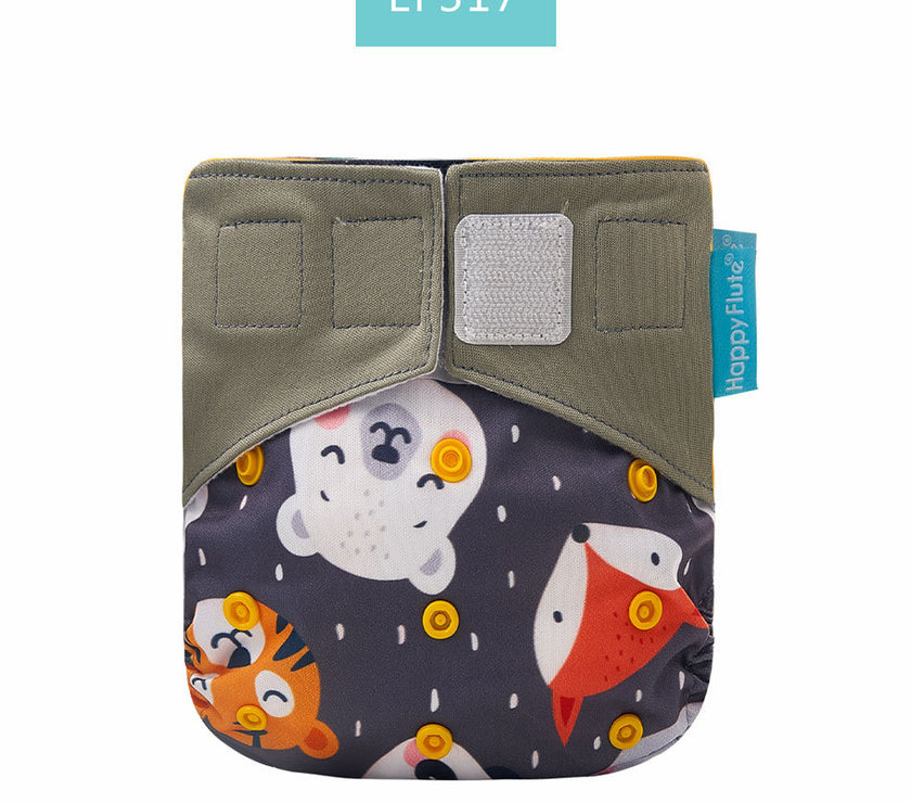 Absorbable and washable diapers