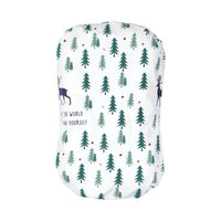 New Cotton Print Portable Crib