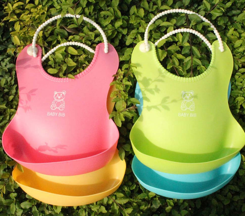 Kid Infant Bibs Baby Soft Silicone Bib