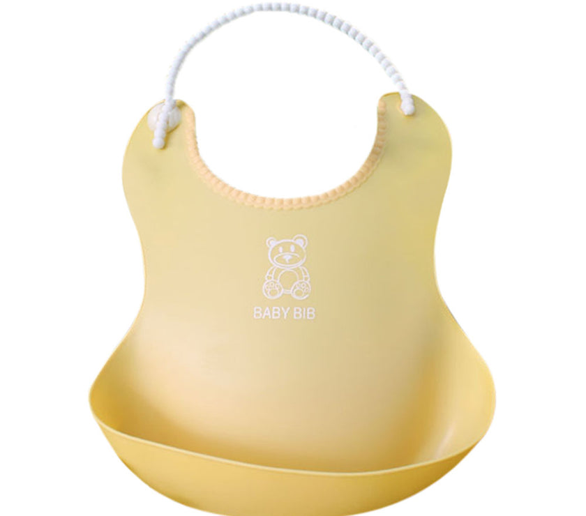 Kid Infant Bibs Baby Soft Silicone Bib