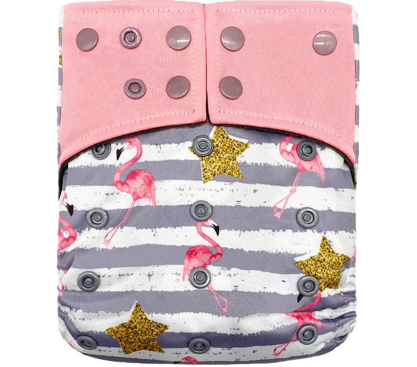 New square head bamboo charcoal fiber cloth diapers
