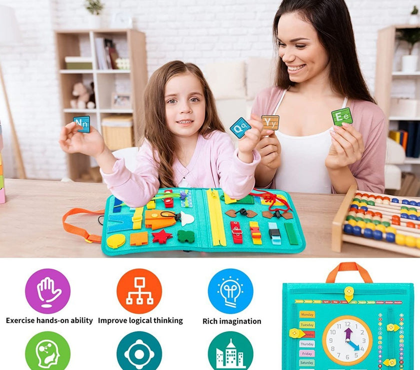 Montessori Clothing Handbag Teaching Aids Storage Children's Educational Toys Training Early Childhood Education Toys