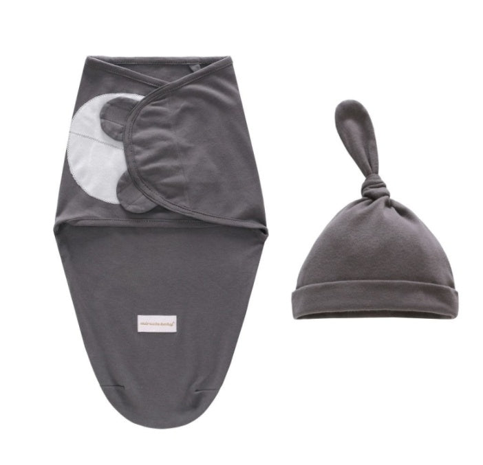 Baby Swaddle Blanket Cap Newborn Swaddling Bag Sleep Sack