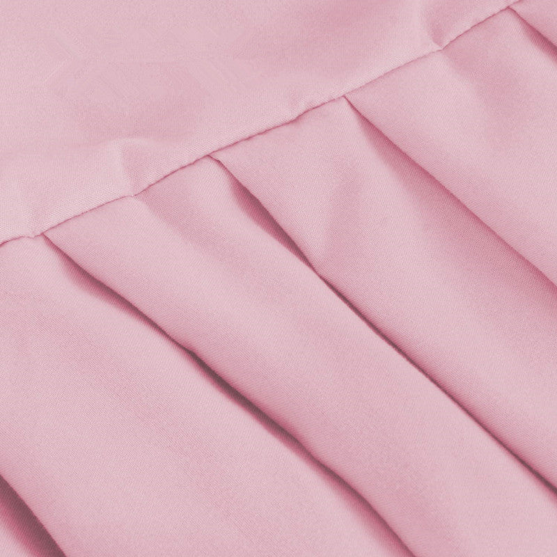 Pleated crib skirt
