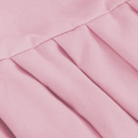 Pleated crib skirt