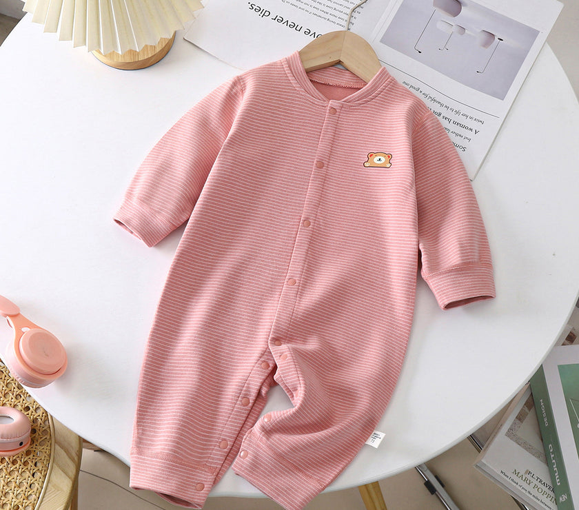 Baby Dralon Jumpsuit Baby Striped Romper