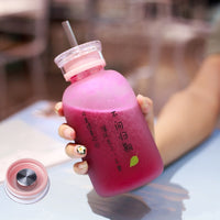 Frosted sippy cup