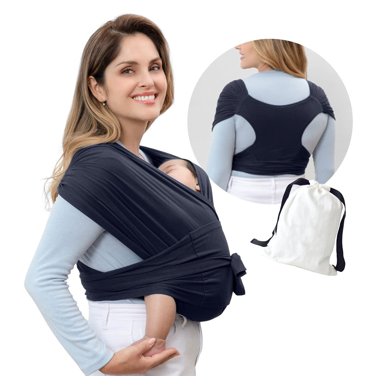 Cotton Cross Simple Baby Sling X-type Front Holding Sleepy Wrap