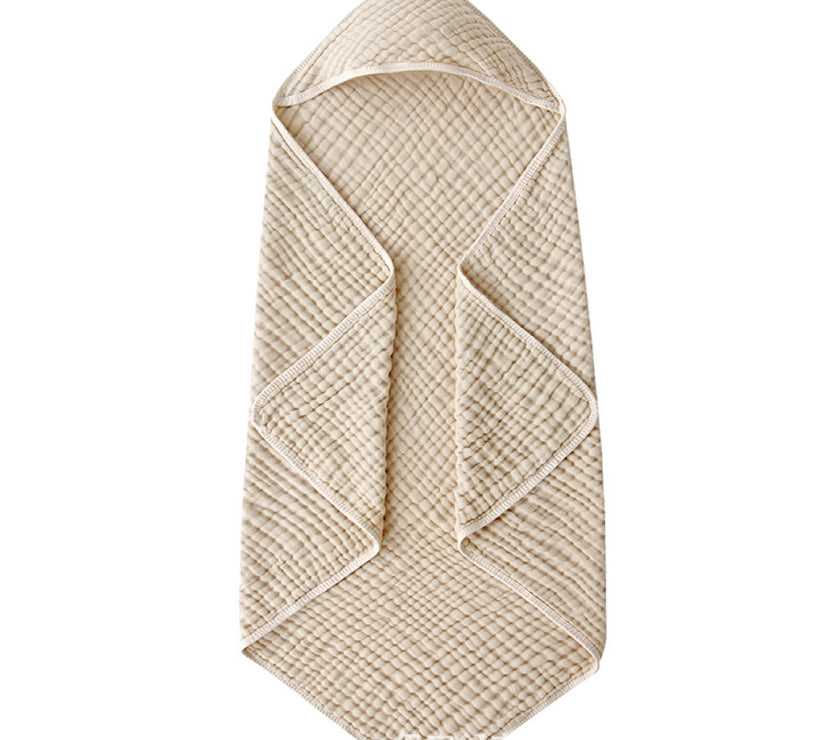 Hooded Baby Towels For Newborn Muslin Cotton Baby Bath Towel With Hood For Babies, Infant, Toddler And Kids, Large 90x90cm, Soft And Absorbent Newborn Essential