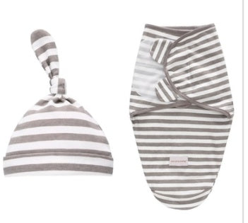 Baby Swaddle Blanket Cap Newborn Swaddling Bag Sleep Sack