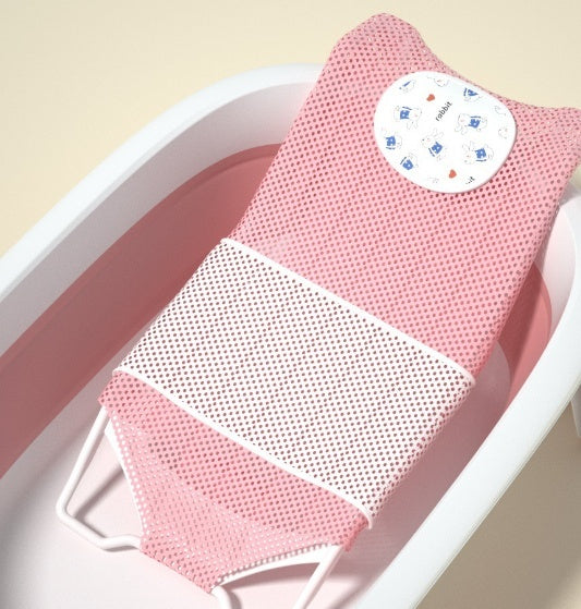 Net Sponge Baby Bathtubs Non-slip Mat Bath Bracket
