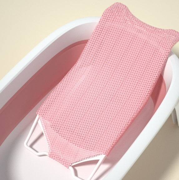 Net Sponge Baby Bathtubs Non-slip Mat Bath Bracket