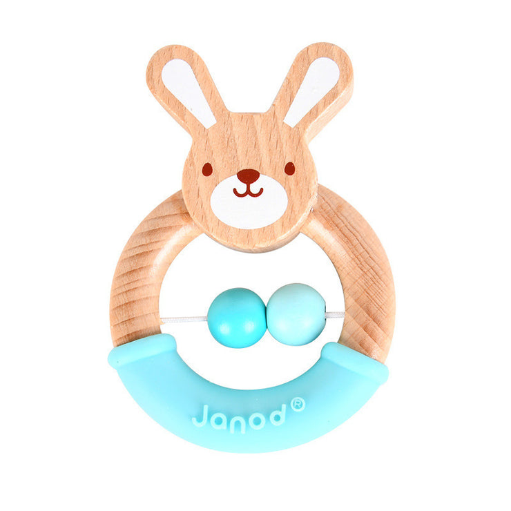 Baby Soothing Bear Hand Rattles Teething And Chewing